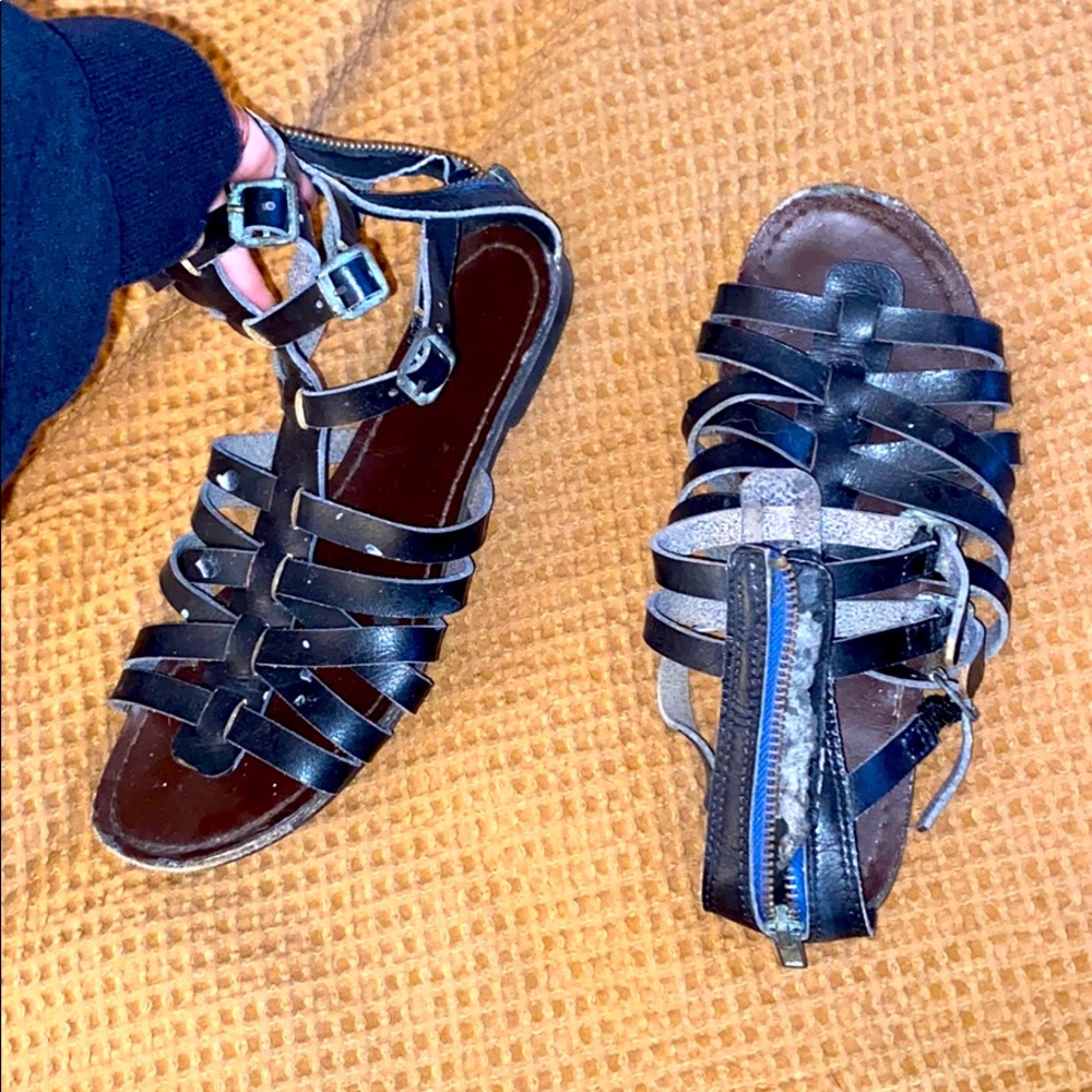 Black sandals